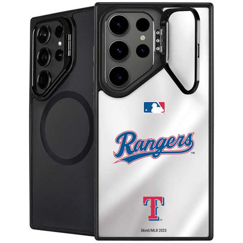 MLB Texas Rangers Home Jersey Galaxy S25 Ultra Kickstand Case
